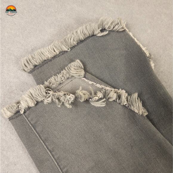 Lane Bryant Skinny Jeans Gray Mid Rise Super Stretch Pockets Denim Women's 14 - Picture 11 of 12